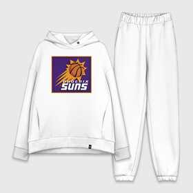 Женский костюм хлопок Oversize с принтом Phoenix Suns ,  |  | basketball | mvp | nba | phoenix | sport | streetball | suns | аризона | баскетбол | игра | крис пол | мяч | нба | санс | спорт | стритбол | тренер | финикс | чемпион