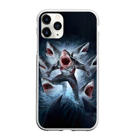 Чехол для iPhone 11 Pro матовый с принтом АКУЛА МОНСТР , Силикон |  | animals | beast | f8sh | hungry | monstr | ocean | sea | shark | акула | животные | звери | монстр | море | океан | рыба | флот | хищник