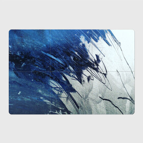 Магнитный плакат 3Х2 с принтом Серо-синее абстрактное , Полимерный материал с магнитным слоем | 6 деталей размером 9*9 см | абстракция | двухцветное | серое | синее | спокойное