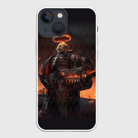 Чехол для iPhone 13 mini с принтом Легион проклятых ,  |  | damned | warhammer | вархаммер | космодес | легион проклятых | череп