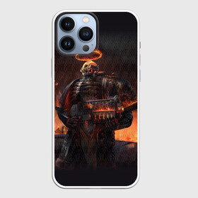 Чехол для iPhone 13 Pro Max с принтом Легион проклятых ,  |  | damned | warhammer | вархаммер | космодес | легион проклятых | череп