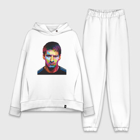 Женский костюм хлопок Oversize с принтом Messi   Legend ,  |  | argentina | barca | barcelona | football | lionel | messi | spain | sport | аргентина | барса | барселона | гол | золотой мяч | игрок | испания | камп ноу | лионель | месси | мяч | спорт | тренер | футбол | чемпион |