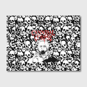 Альбом для рисования с принтом Cannibal Corpse | Труп Каннибала (Z) , 100% бумага
 | матовая бумага, плотность 200 мг. | cannibal | cannibal corpse | corpse | death metal | deathgrind | алекс уэбстер | брутальный дэт метал | дэт метал | дэтграйнд | пол мазуркевич | роб барретт | труп каннибала
