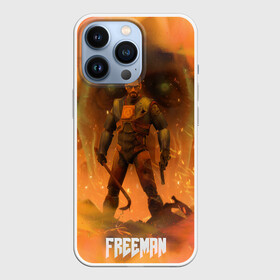 Чехол для iPhone 13 Pro с принтом FREEMAN | GMAN | HALF LIFE (Z) ,  |  | aperture laboratories | black mesa | gman | gordon freeman | half life | half life 3 | valve | блэк меса | вэлв | гордон фриман | халф лайф