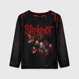 Детский лонгслив 3D с принтом SLIPKNOT | СЛИПКНОТ (Z) , 100% полиэстер | длинные рукава, круглый вырез горловины, полуприлегающий силуэт
 | rock | slipknot | алессандро вентурелла | джей вайнберг | джеймс рут | кори тейлор | крэйг джонс | мик томсон | петля | рок | сид уилсон | скользящий узел | слипкнот | тяжелый рок | удавка | шон крэхан