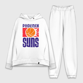 Женский костюм хлопок Oversize с принтом Phoenix Suns ,  |  | basketball | mvp | nba | phoenix | sport | streetball | suns | аризона | баскетбол | игра | крис пол | мяч | нба | санс | спорт | стритбол | тренер | финикс | чемпион