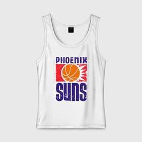 Женская майка хлопок с принтом Phoenix Suns , 95% хлопок, 5% эластан |  | basketball | mvp | nba | phoenix | sport | streetball | suns | аризона | баскетбол | игра | крис пол | мяч | нба | санс | спорт | стритбол | тренер | финикс | чемпион