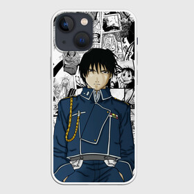 Чехол для iPhone 13 mini с принтом Полковник Мустанг ,  |  | anime | manga | mustang | roy | аниме | манга | мустанг | полковник | рой мустанг | стальной алхимик