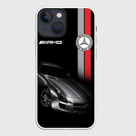 Чехол для iPhone 13 mini с принтом MERCEDES BENZ AMG ,  |  | amg | auto | benz | car | cool | dark | germany | logo.star | machine | mercedes | sport | автомобиль | бенц | водитель | германия | логотип | машины | мерин | мерс | мерседес | немец | премиум | спорткар | тачки