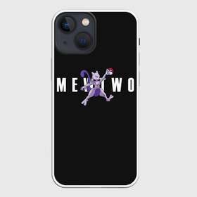 Чехол для iPhone 13 mini с принтом Mewtwo x nba ,  |  | Тематика изображения на принте: anime | mew two | nba | pokemon | poket monster | poketmon | аниме | анимэ | баскетбол | карманные монстры | мью ту | нба | покемон