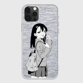 Чехол для iPhone 12 Pro с принтом Нагаторо-сан с рюкзаком , силикон | область печати: задняя сторона чехла, без боковых панелей | аниме | нагаторо | садистка | ученица | хаясэ | школьница