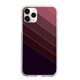 Чехол для iPhone 11 Pro матовый с принтом Коричнево-фиолетовый узор  , Силикон |  | Тематика изображения на принте: абстрактный | геометрический | диагональный узор | коричневый | косые полосы | современный | фиолетовый | шоколадный