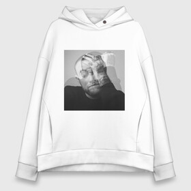 Женское худи Oversize хлопок с принтом Mac Miller circles , френч-терри — 70% хлопок, 30% полиэстер. Мягкий теплый начес внутри —100% хлопок | боковые карманы, эластичные манжеты и нижняя кромка, капюшон на магнитной кнопке | circles | mac miller | альбом | лица | обложка альбома