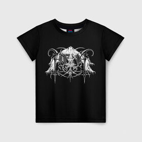 Детская футболка 3D с принтом Horna , 100% гипоаллергенный полиэфир | прямой крой, круглый вырез горловины, длина до линии бедер, чуть спущенное плечо, ткань немного тянется | black metal | horna | metal | rock | группа | метал | рок | роцк | хорна