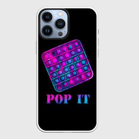 Чехол для iPhone 13 Pro Max с принтом НЕОНОВЫЙ POP it ,  |  | neon | pop it | popit | антистресс | игрушка | неон | поп ит | попит | пузырчатая плёнка | пупырка