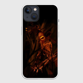 Чехол для iPhone 13 с принтом СИРЕНОГОЛОВЫЙ (SIREN HEAD) ,  |  | siren head | гуманоид | игра | монстр | сиреноголовый | существо | хоррор