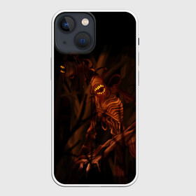 Чехол для iPhone 13 mini с принтом СИРЕНОГОЛОВЫЙ (SIREN HEAD) ,  |  | siren head | гуманоид | игра | монстр | сиреноголовый | существо | хоррор