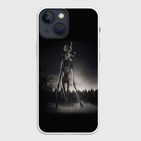 Чехол для iPhone 13 mini с принтом СИРЕНОГОЛОВЫЙ (старый фильм) ,  |  | retro | siren head | гуманоид | игра | монстр | ретро | сиреноголовый | существо | хоррор