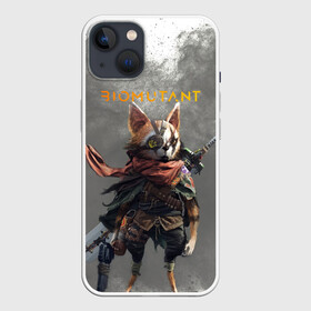 Чехол для iPhone 13 с принтом BIOMUTANT | БИОМУТАНТ (Z) ,  |  | Тематика изображения на принте: biomutant | commando | cyfreaks | damdon | dead eye | hyra | mercenary | primal | rpg | saboteur | sentinel | биомутант | дамдон | диверсант | кунг фу сказка | постапокалиптический мир | рпг