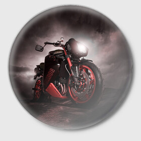 Значок с принтом СУПЕРБАЙК ,  металл | круглая форма, металлическая застежка в виде булавки | bike | buldog | ducati | honda | ktm | moto | ride | sport | superbike | yamaha | байк | бульдог | гонки | дукати | колеса | мото | мотоцикл | спорт | техника | хонда | ямаха