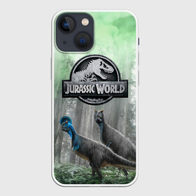 Чехол для iPhone 13 mini с принтом Jurassic World | Мир Юрского периода (Z) ,  |  | Тематика изображения на принте: dino | дино | динозавр | динозавры | кино | мир юрского периода | тирекс | фильм | юрский | юрский период