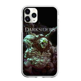 Чехол для iPhone 11 Pro Max матовый с принтом Гнев Войны | Darksiders (Z) , Силикон |  | darksiders | darksiders 2 | darksiders 3 | ulthane | wrath of war | всадник апокалипсиса | гнев войны | обугленный совет | руина | ультэйн