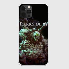 Чехол для iPhone 12 Pro с принтом Гнев Войны | Darksiders (Z) , силикон | область печати: задняя сторона чехла, без боковых панелей | darksiders | darksiders 2 | darksiders 3 | ulthane | wrath of war | всадник апокалипсиса | гнев войны | обугленный совет | руина | ультэйн