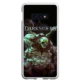 Чехол для Samsung S10E с принтом Гнев Войны | Darksiders (Z) , Силикон | Область печати: задняя сторона чехла, без боковых панелей | darksiders | darksiders 2 | darksiders 3 | ulthane | wrath of war | всадник апокалипсиса | гнев войны | обугленный совет | руина | ультэйн