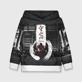 Детская толстовка 3D с принтом Самурай | Призрак Цусимы (Z) , 100% полиэстер | двухслойный капюшон со шнурком для регулировки, мягкие манжеты на рукавах и по низу толстовки, спереди карман-кенгуру с мягким внутренним слоем | game | ghost of tsushim | jin sakai | ninja | samurai | the ghost of tsushim | буке | вакидзаси | воин | вояк | дайсё | дзин сакай | иайто | игра | катана | кодати | мононофу | мститель | мушя | ниндзя | нодати | одати | призрак цусимы | са