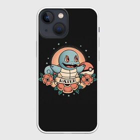 Чехол для iPhone 13 mini с принтом Тату Сквиртл ,  |  | anime | pokemon | poket monster | poketmon | squirtle | аниме | анимэ | карманные монстры | покемон | сквиртл