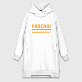 Платье-худи хлопок с принтом Phoenix Basketball ,  |  | basketball | mvp | nba | phoenix | sport | streetball | suns | аризона | баскетбол | игра | крис пол | мяч | нба | санс | спорт | стритбол | тренер | финикс | чемпион