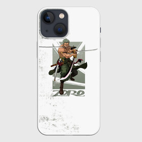 Чехол для iPhone 13 mini с принтом Зоро One Piece. Большой куш ,  |  | anime | manga | one piece | zoro roronoa | аниме | большой куш | ван пис | великий флот | вон пис | зородзюро | король пиратов | манга | мечник | охотник за головами | охотник на пиратов | пират