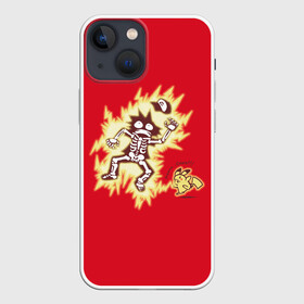 Чехол для iPhone 13 mini с принтом Знакомство с Пикачу ,  |  | anime | pikachu | pokemon | poket monster | poketmon | аниме | анимэ | карманные монстры | пикачу | покемон