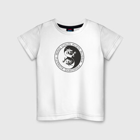 Детская футболка хлопок с принтом Клуб 5 Зверей , 100% хлопок | круглый вырез горловины, полуприлегающий силуэт, длина до линии бедер | вин чун | вин чун куэн | китайский дракон | кунг фу | ушу