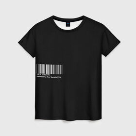 Женская футболка 3D с принтом Seneca  , 100% полиэфир ( синтетическое хлопкоподобное полотно) | прямой крой, круглый вырез горловины, длина до линии бедер | бюст | грек | координаты | портрет | прошлое | философ | цитата | штрихкод