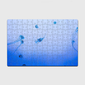 Головоломка Пазл магнитный 126 элементов с принтом МЕДУЗЫ | ГРАДИЕНТ , полимерный материал с магнитным слоем | 126 деталей, размер изделия —  180*270 мм | Тематика изображения на принте: gradient | абстракция | амбре | вода | голубая | голубое | градиент | градиент и ничего лишнего | градиенты | медуза | море | на каждый день | океан | синее | синий | синяя | текстура