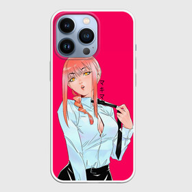 Чехол для iPhone 13 Pro с принтом Охотница на демонов Макима | Chainsaw Man Makima ,  |  | anime | chainsaw | chainsaw man | chainsawman | chainsow | maki | makima | manga | power | аниме | бензопила | бим | денджи | дендзи | дэнджи | кишибэ | макима | манга | мем | пауэр | пила | хаякава аки | химено | человек бензопила