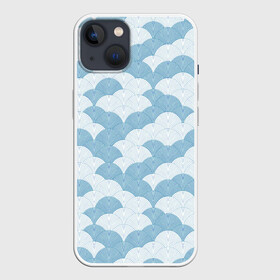 Чехол для iPhone 13 с принтом Абстрактные волны ,  |  | абстракция | океанские волны | орнамент | паттерн | япония