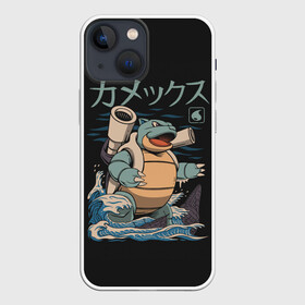 Чехол для iPhone 13 mini с принтом Бластозавр ,  |  | anime | pokemon | poket monster | poketmon | аниме | анимэ | бластозавр | бластойз | карманные монстры | покемон