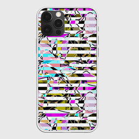 Чехол для iPhone 12 Pro Max с принтом Полосатый абстрактный узор  , Силикон |  | горизонтальные полосы | летний дизайн | модный | молодежный | мужской | полосы | разноцветные полосы