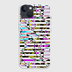Чехол для iPhone 13 с принтом Полосатый абстрактный узор ,  |  | горизонтальные полосы | летний дизайн | модный | молодежный | мужской | полосы | разноцветные полосы