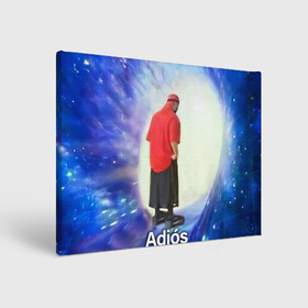 Холст прямоугольный с принтом Adios , 100% ПВХ |  | Тематика изображения на принте: adios | адидас | бабуля | бабушка | вселенная | космос | мемы | портал | прощание | черная дыра