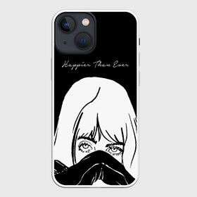 Чехол для iPhone 13 mini с принтом Happier Than Ever, Билли Айлиш ,  |  | be | billie eilish | happier than ever | pop art | билли айлиш | инди поп | музыка