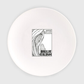 Тарелка с принтом Billie Eilish, Happier Than Ev , фарфор | диаметр - 210 мм
диаметр для нанесения принта - 120 мм | Тематика изображения на принте: be | billie eilish | happier than ever | pop art | билли айлиш | инди поп | музыка