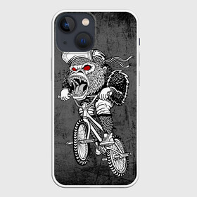 Чехол для iPhone 13 mini с принтом Junk Ride ,  |  | bike | bmx | gorilla | mtb | ride | бэм | вело | велосипед | велоспорт | горилла | поездка