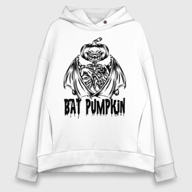 Женское худи Oversize хлопок с принтом Bat pumpkin , френч-терри — 70% хлопок, 30% полиэстер. Мягкий теплый начес внутри —100% хлопок | боковые карманы, эластичные манжеты и нижняя кромка, капюшон на магнитной кнопке | bat | halloween | holiday | hype | jaw | muzzle | pumpkin | wings | крылья | летучая мышь | пасть | праздник | хайп | хэллоуин