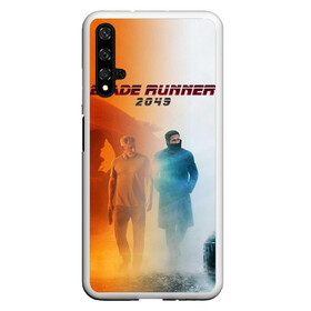 Чехол для Honor 20 с принтом Рик Декард и Кей BR2049 , Силикон | Область печати: задняя сторона чехла, без боковых панелей | blade runner 2049 | cyberpunk | future | harrison ford | hologram | k | neon | rick decard | ryan gosling | бегущий по лезвию 2049 | будущее | голограмма | кей | киберпанк | неон | райан гослинг | рик декард | фильмы | харрисон форд