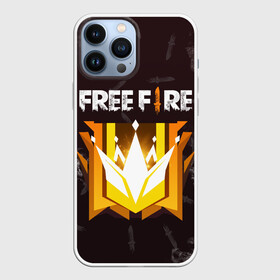 Чехол для iPhone 13 Pro Max с принтом Free Fire | Фри фаер ,  |  | ff | free fire | freefire | garena | grand master | master | гарена | гранд мастер | грандмастер | лига | мастер | паттерн | текстура | фре фаер | фри фаер | фри файр | фрифайр | фф