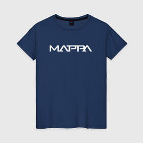Женская футболка хлопок с принтом MAPPA | МАППА , 100% хлопок | прямой крой, круглый вырез горловины, длина до линии бедер, слегка спущенное плечо | Тематика изображения на принте: anime | mappa | аниме | атака титанов | дороро | магическая битва | маппа | студия | юри на льду