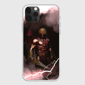 Чехол для iPhone 12 Pro с принтом HE-MAN и ORKO | Masters of the Universe (Z) , силикон | область печати: задняя сторона чехла, без боковых панелей | Тематика изображения на принте: he man | masters of the universe | mult | orka | orko | she ra | властелины вселенной | мульт | мультфильм | орка | орко | хи ман | хи мен | хи мэн